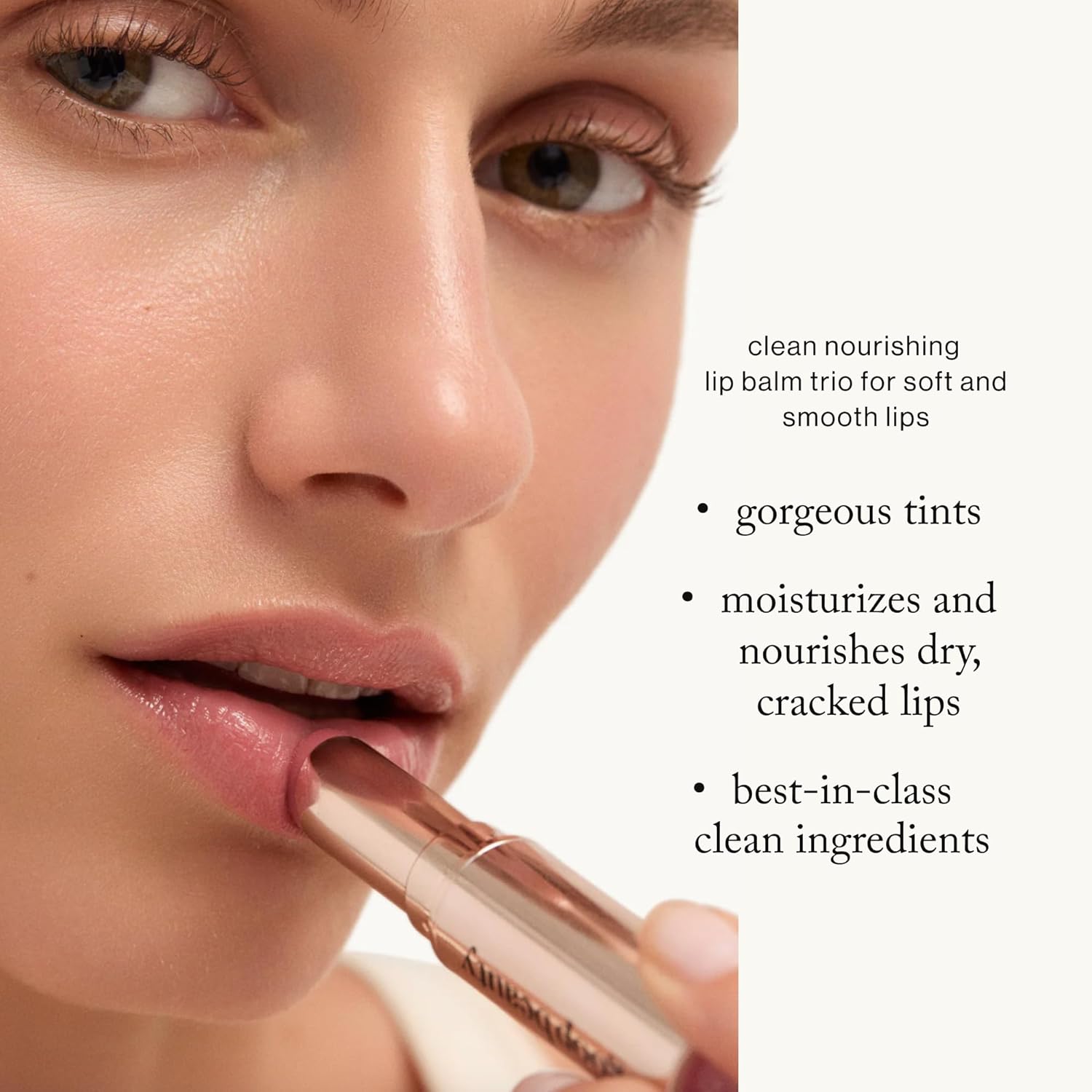 goop Beauty Tinted Lip Balm - Moisturizing, Soothing, Hydrating Lip Balm for Chapped, Cracked & Dry Lips, Nude-Pink Color, 0.16 oz - Image 2